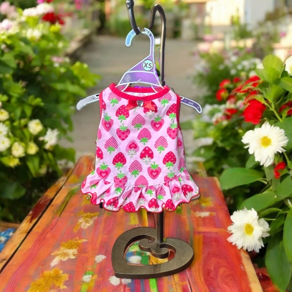 Glamour to the Bone XS Strawberry Doggy Dress - Picture 6 of 7